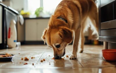 Mon chien lèche le carrelage : 4 explications pour comprendre ce comportement
